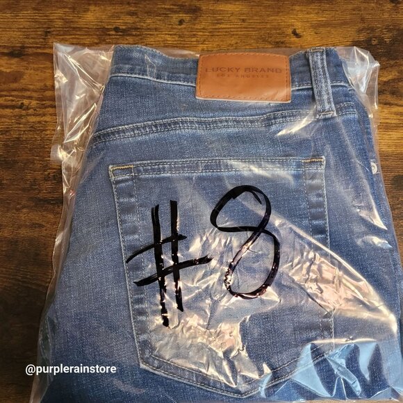 Lucky Brand Jeans 12 Skiny Ankle Bridgette High Rise Tummy Control Medium Wash - Picture 13 of 13